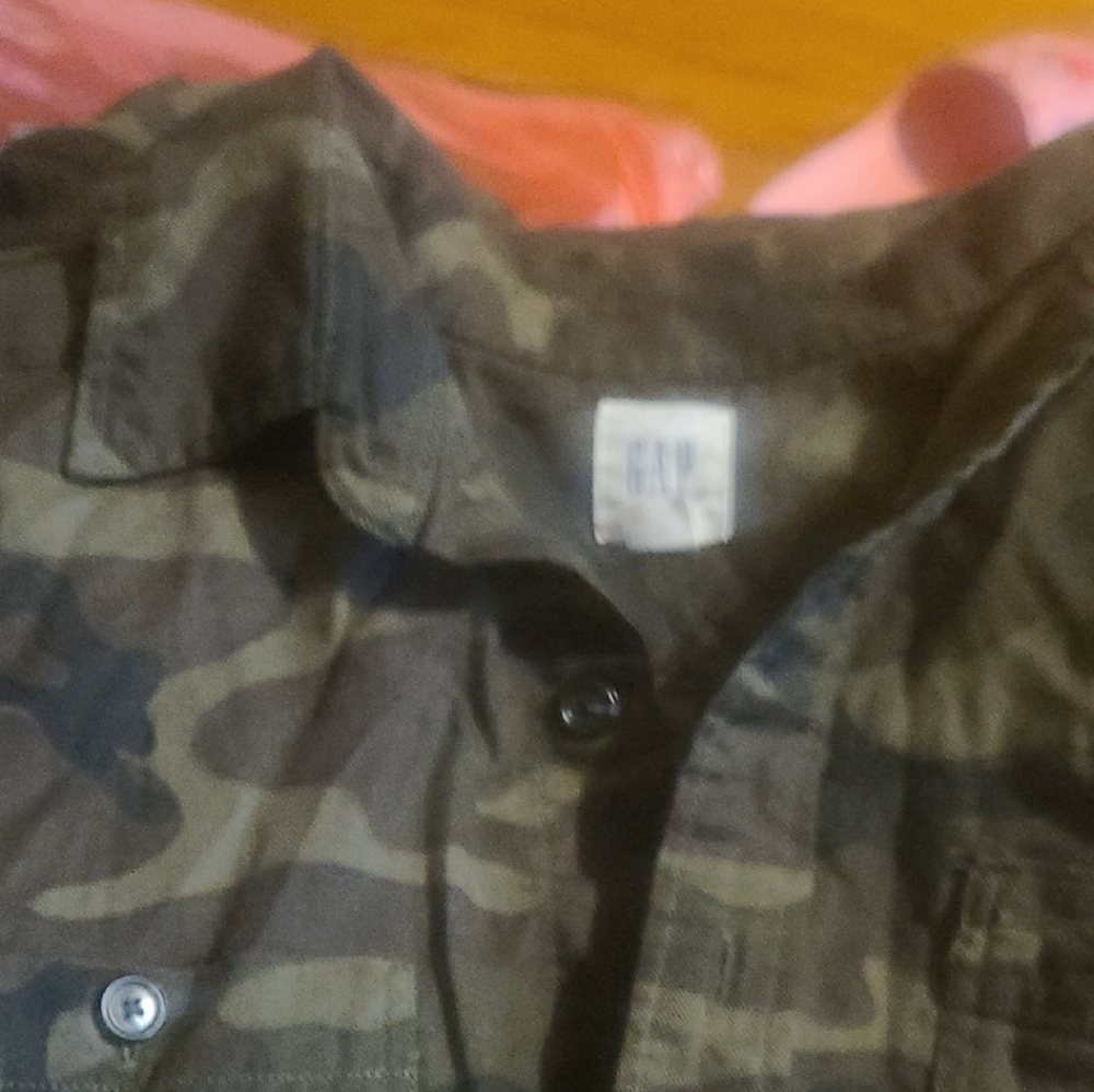 GAP Green Camouflage Shirt